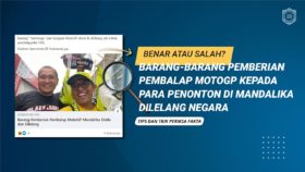 BENAR ATAU SALAH? BARANG PEMBERIAN PEMBALAP MOTOGP KEPADA PENONTON DI MANDALIKA DILELANG NEGARA