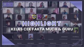 HIGHLIGHT KELAS CEK FAKTA MUDA DAN GURU