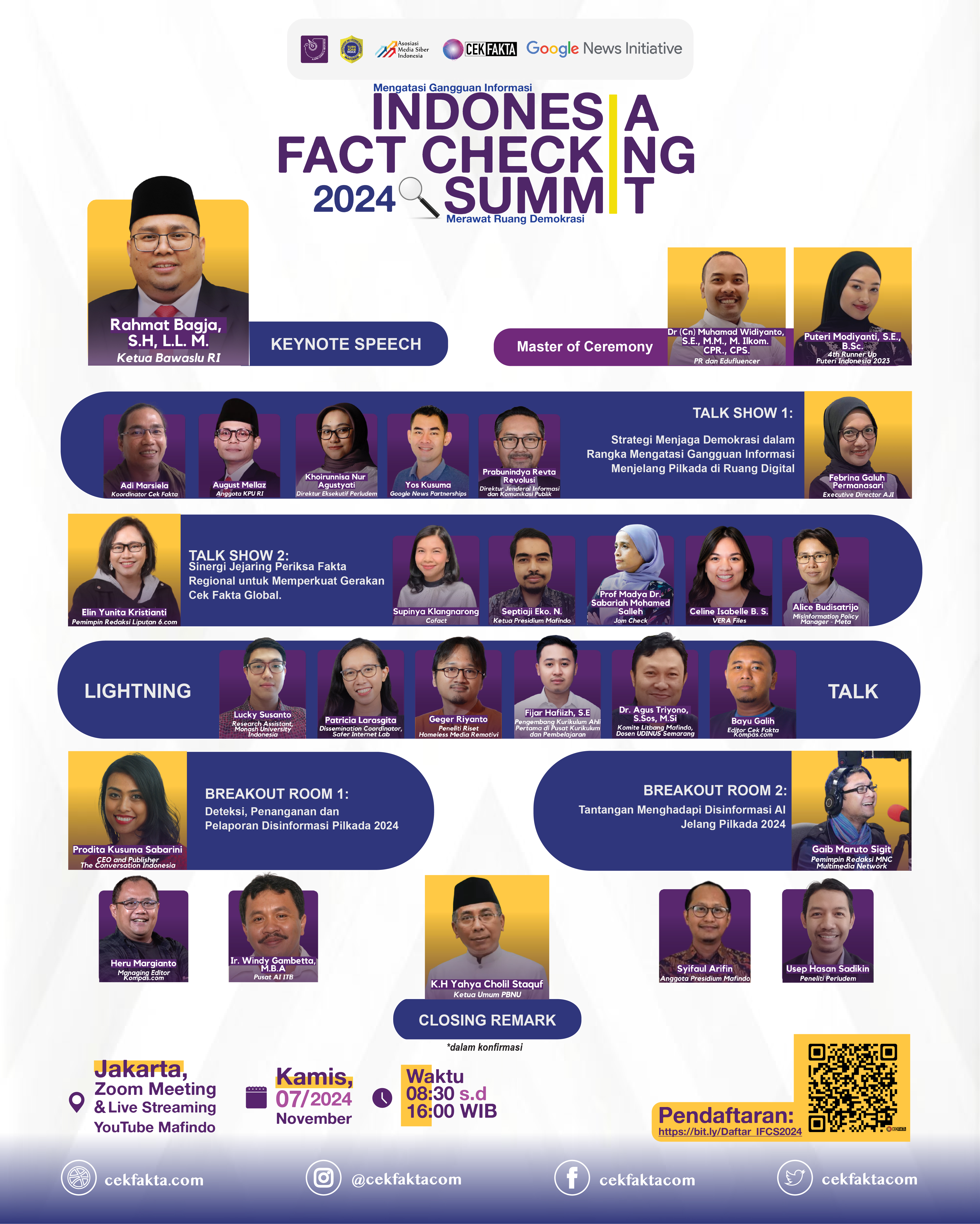 Indonesia Fact Checking Summit (IFCS) 2024: “Mengatasi Gangguan Informasi, Merawat Ruang Demokrasi”